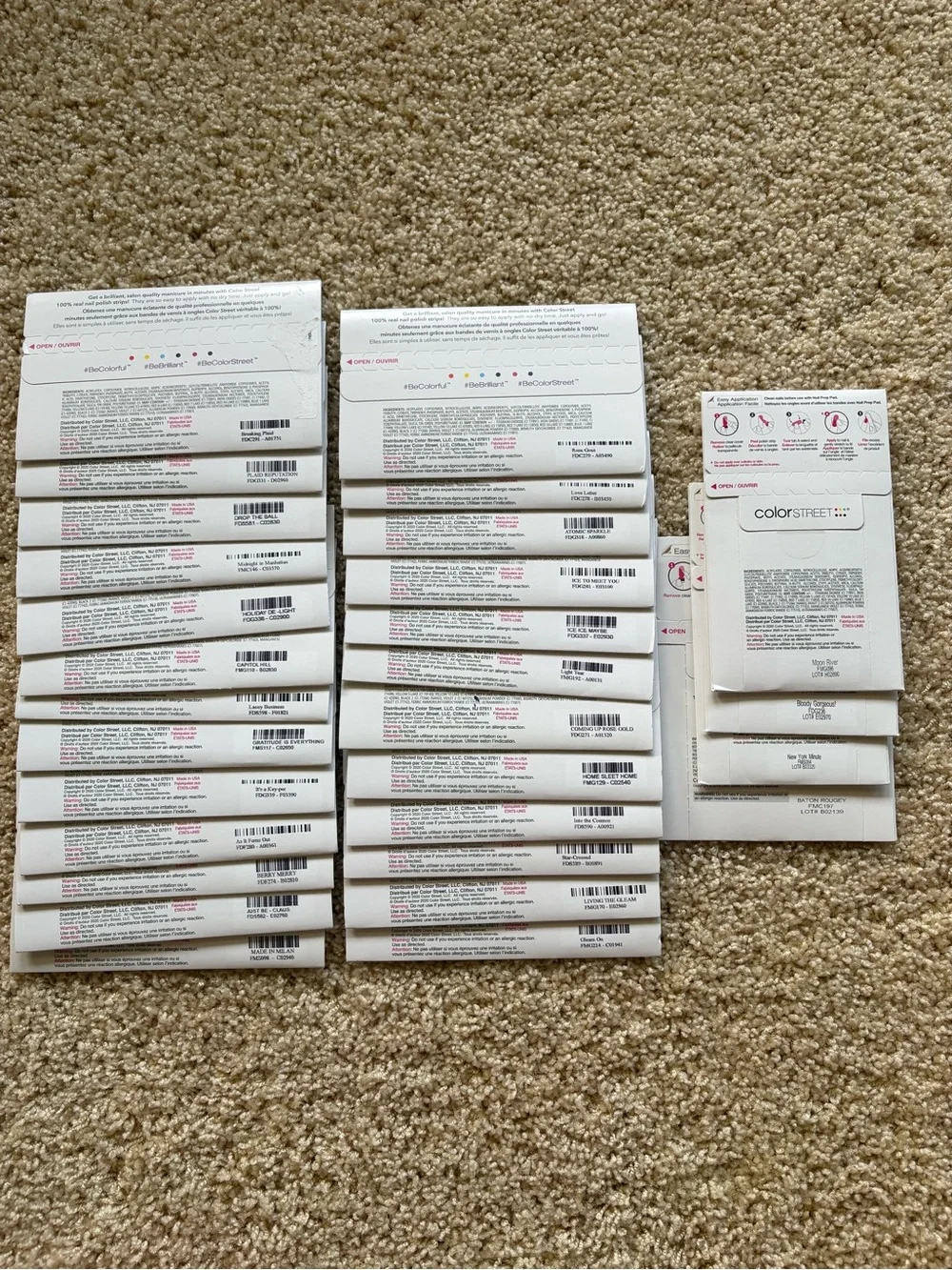 Color Street Nail Strips - Massive Mixed Lot